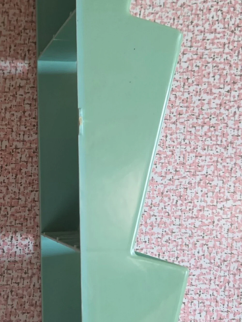 VTG Fesco Mid Century Mint Green Plastic Letter Notes Organizer Parts Only